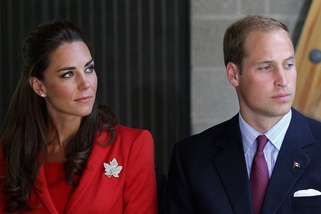 Catherine, Duchess of Cambridge and Prince William, Duke of Cambridge during their Canadian tour in 2008