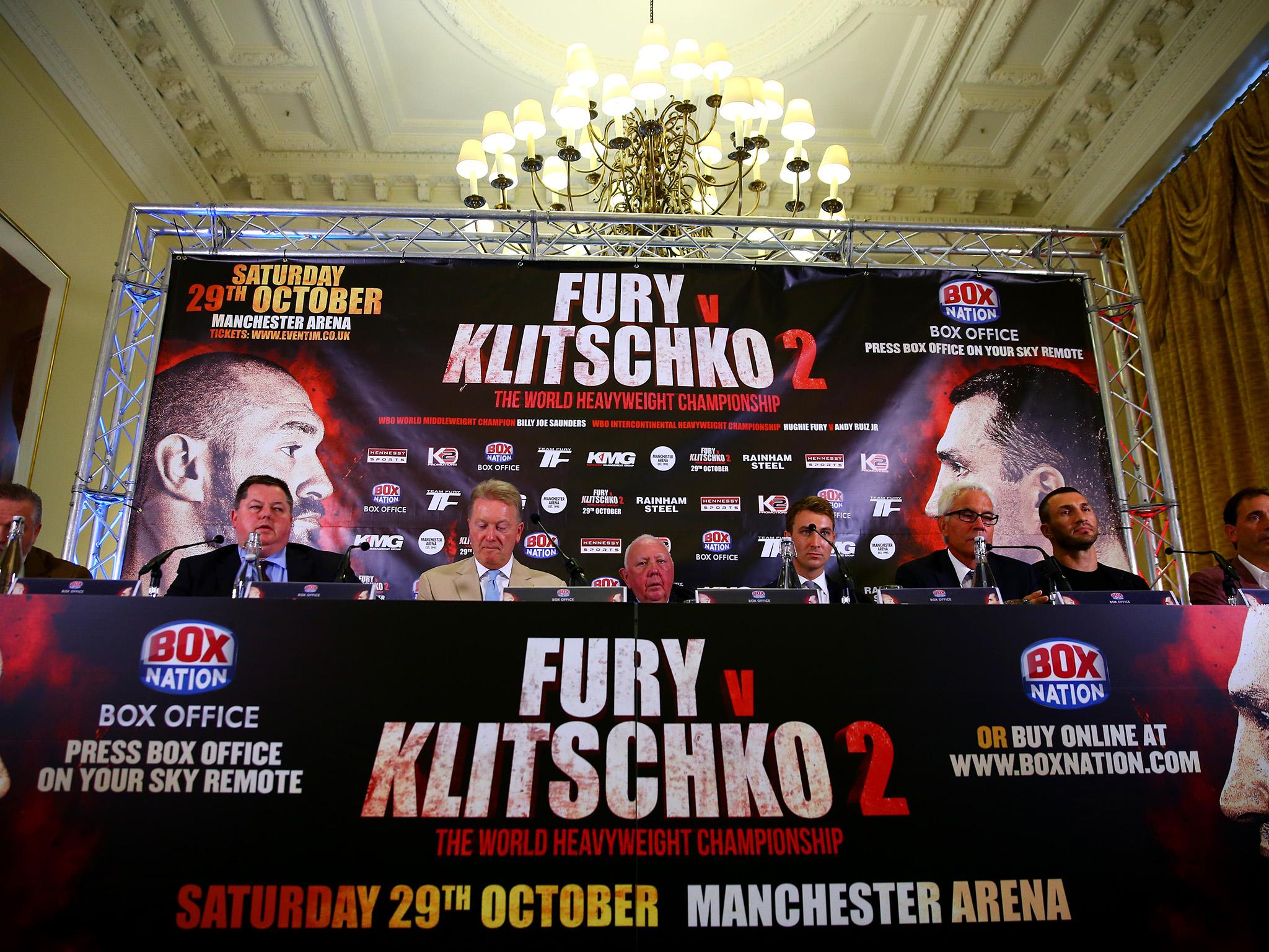 Tyson Fury vs Wladimir Klitsckho II Rematch off again as champion is declared medically unfit The Independent The Independent