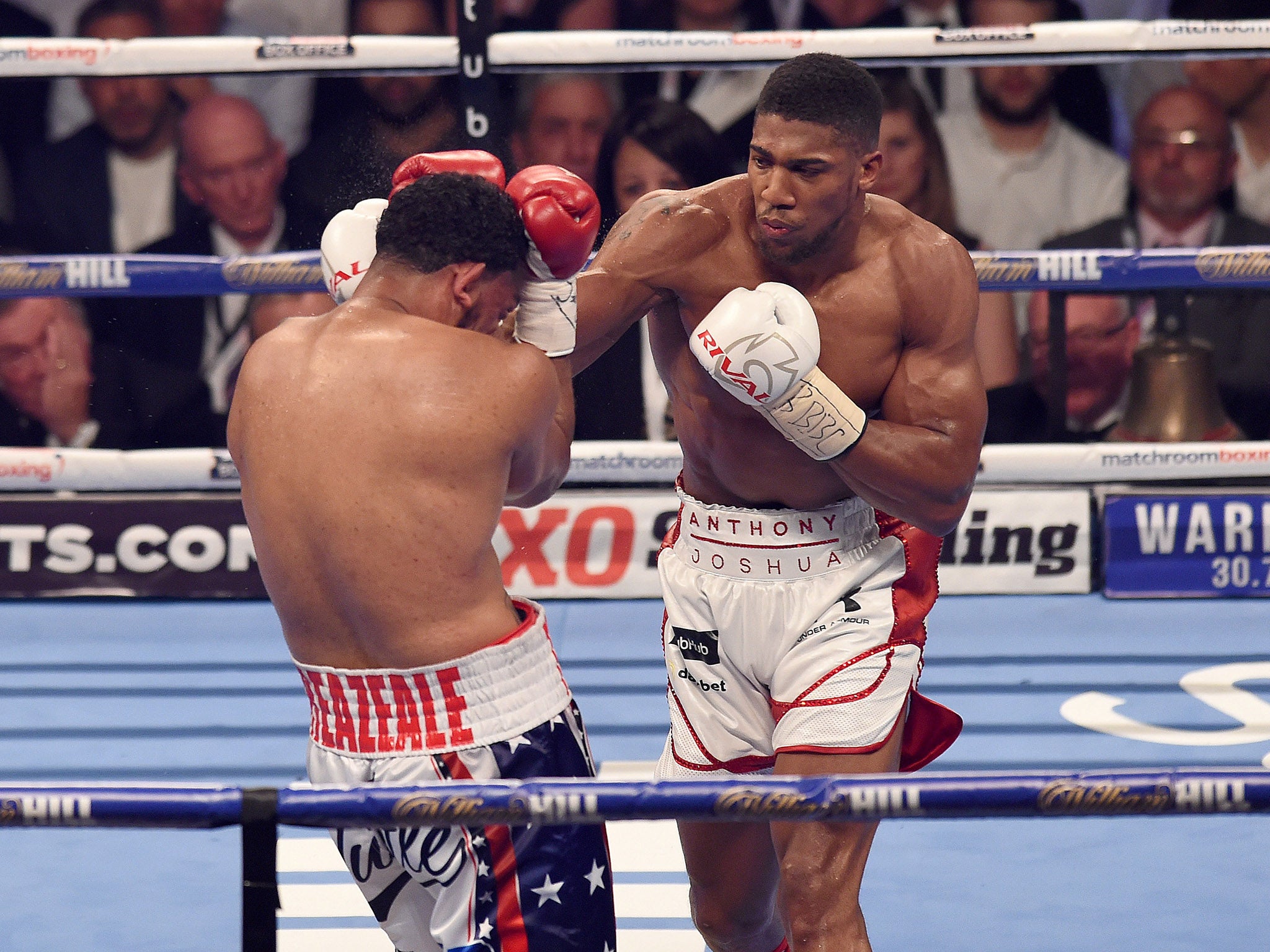 Joshua beat Dominic Breazeale earlier this year