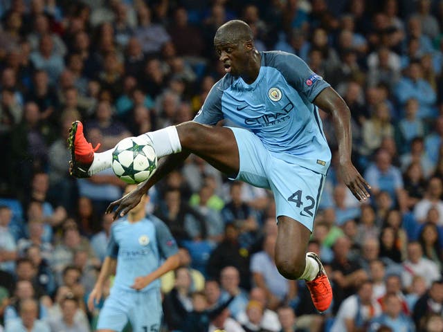 Yaya Toure has only made one appearance for City this season