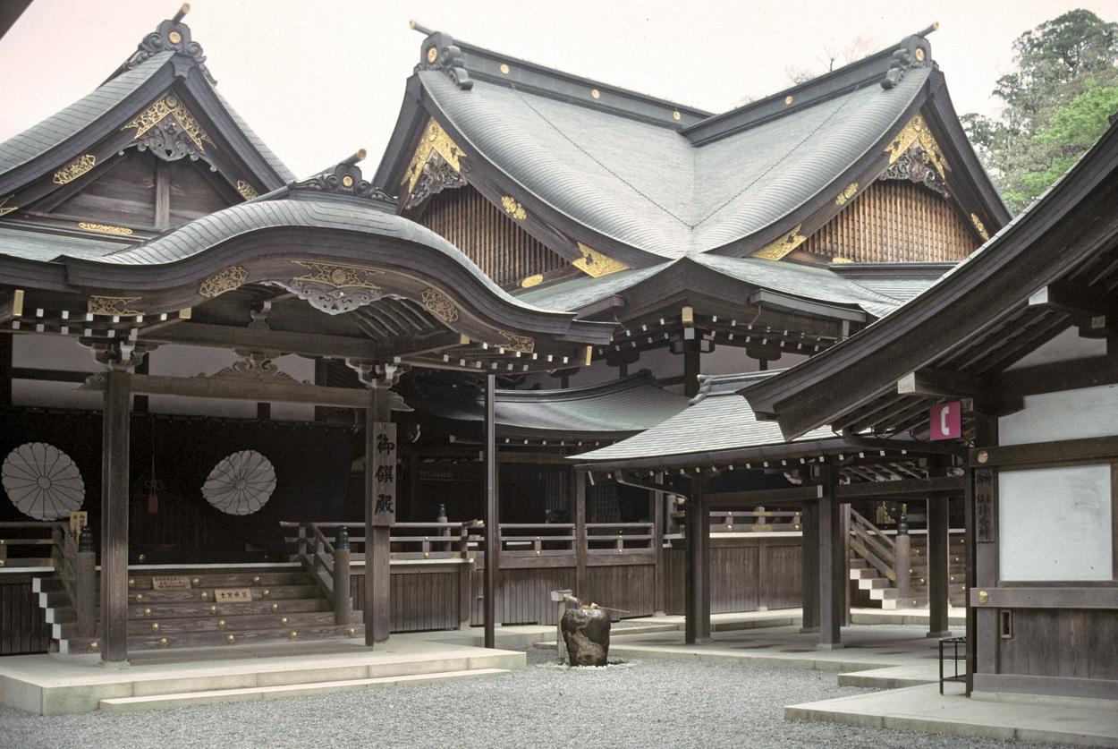 The Ise Jingu grand shrine in Mie Prefecture