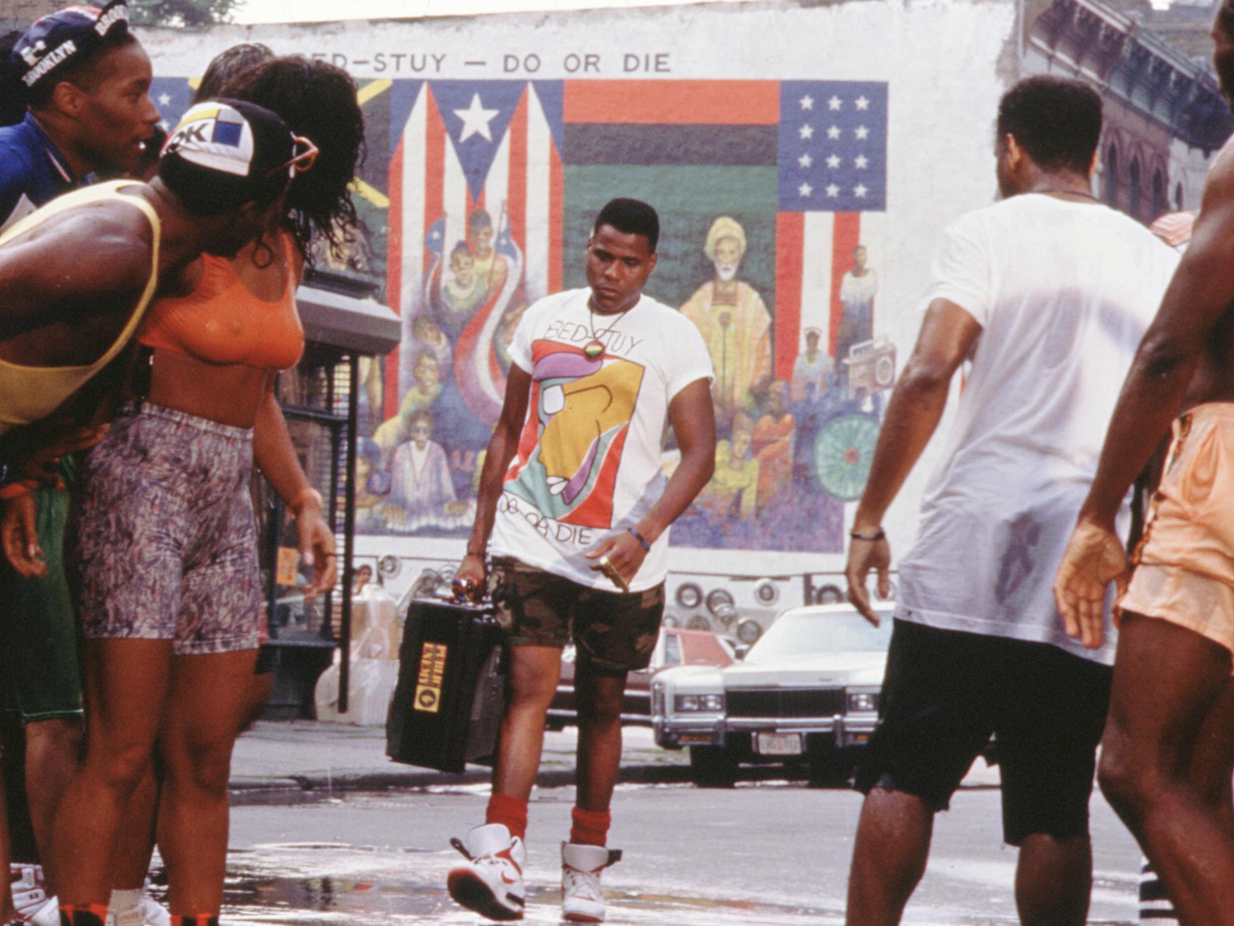 Bill Nunn as Radio Raheem in Spike Lee's 1989 film Do The Right Thing