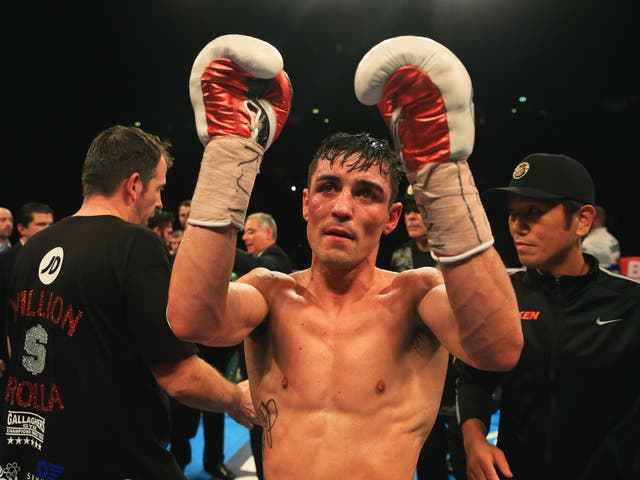 Anthony Crolla salutes the crowd after his loss to Jorge Linares