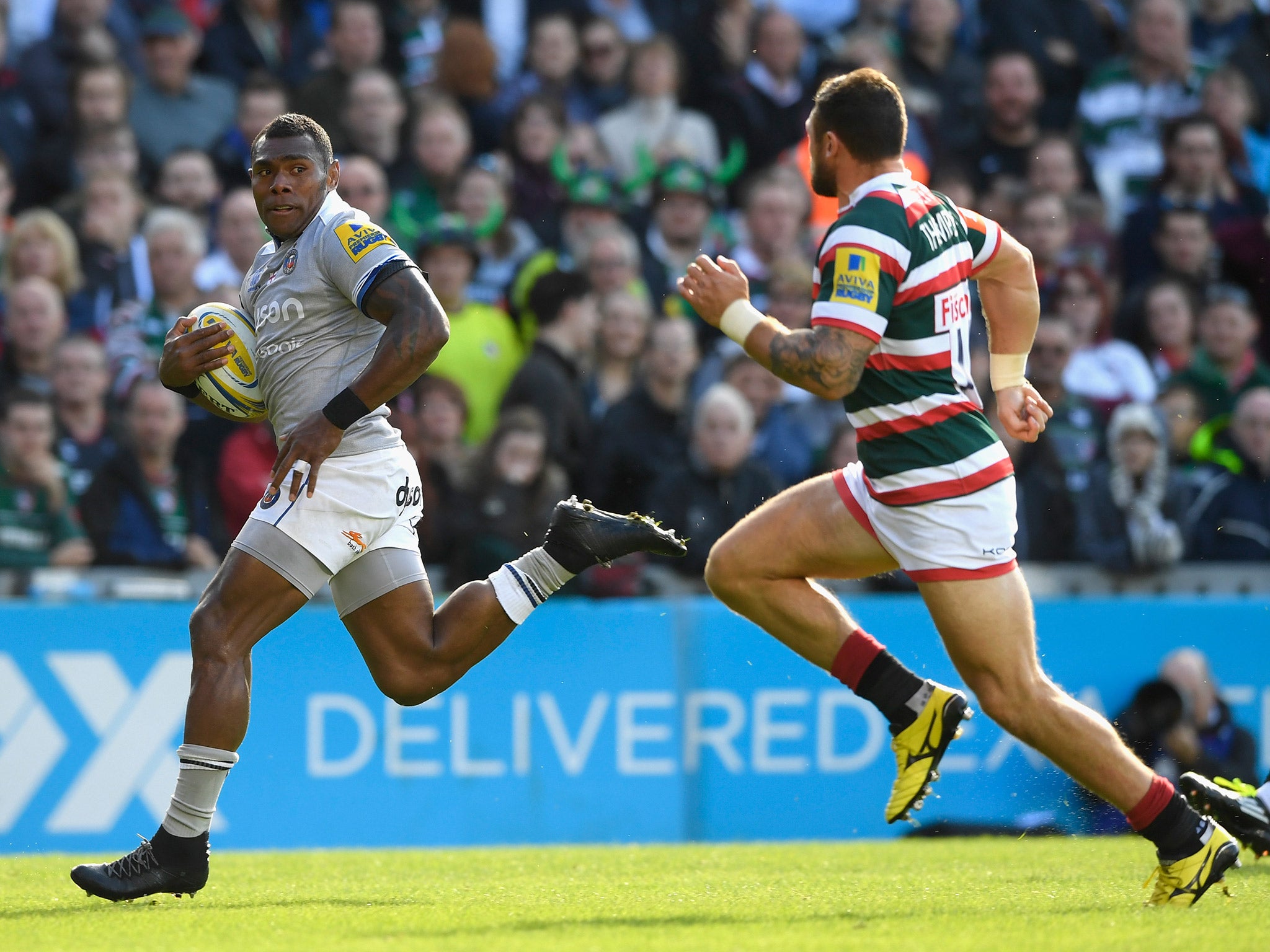 Semesa Rokoduguni scored try in reply for Bath