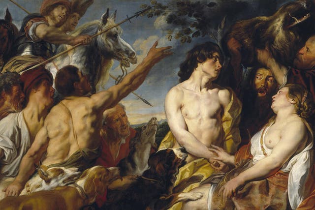 The version of Meleager and Atalanta in the Prado museum in Madrid, Spain