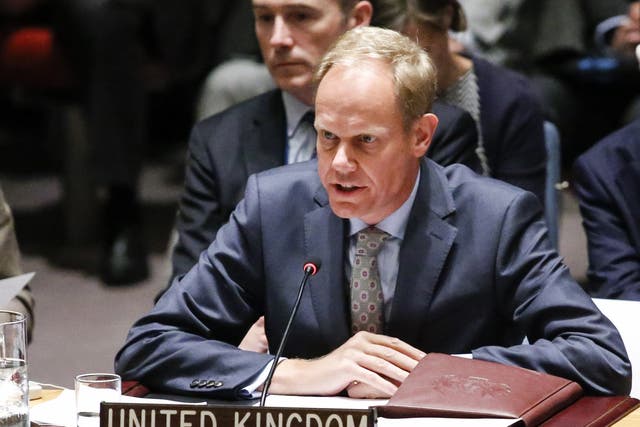 Matthew Rycroft condemned the actions of the Syrian and Russian governments during the special UN session