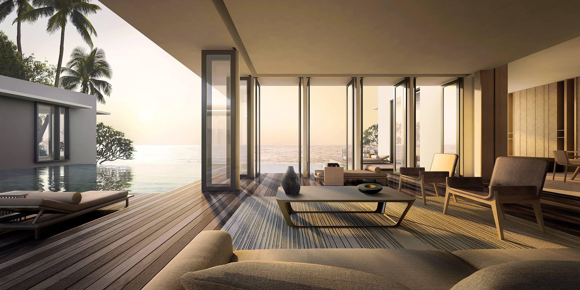 This is how the villas are set to look at the new Alila resort in the Gulf of Thailand