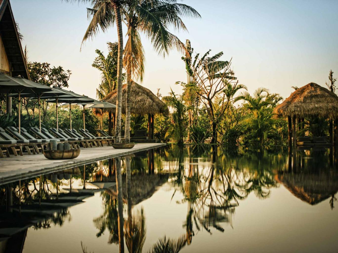 Just outside of busy Siem Reap, Phum Baitang offers luxury stilt houses