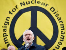 Jeremy Corbyn attacked by nuclear disarmament campaign group over Trident 'U-turn'