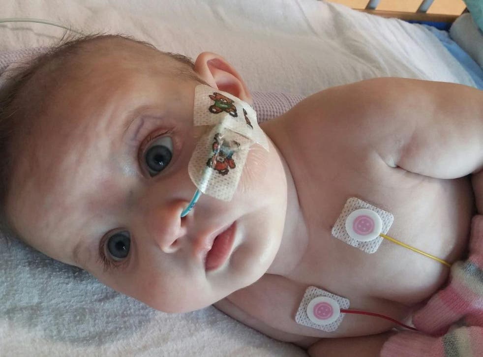Marnie, who is 20-weeks-old, was born with a severe heart defect 