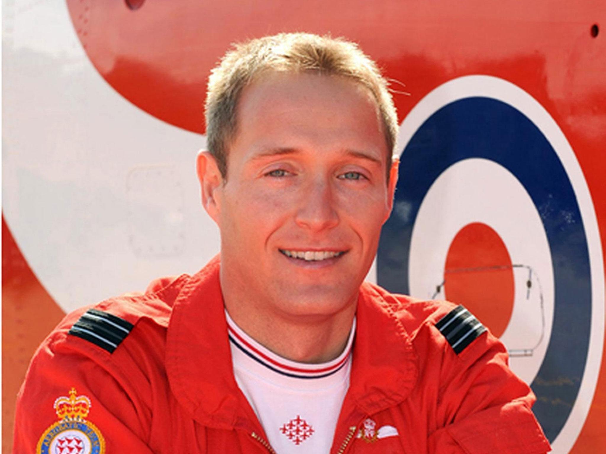 Undated handout photo issued by the Ministry of Defence of Flight Lieutenant Sean Cunningham, 35, who was killed after being ejected from his Hawk T1 while on the ground at RAF Scampton in Lincolnshire in 2011