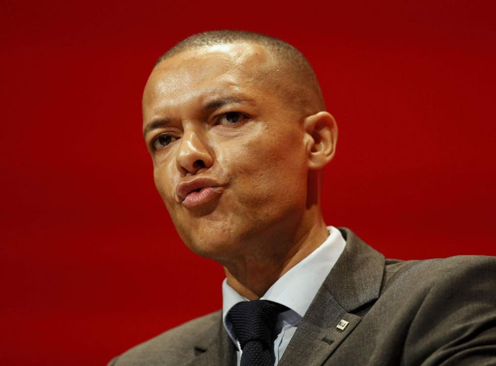 Clive Lewis at Labour's party conference