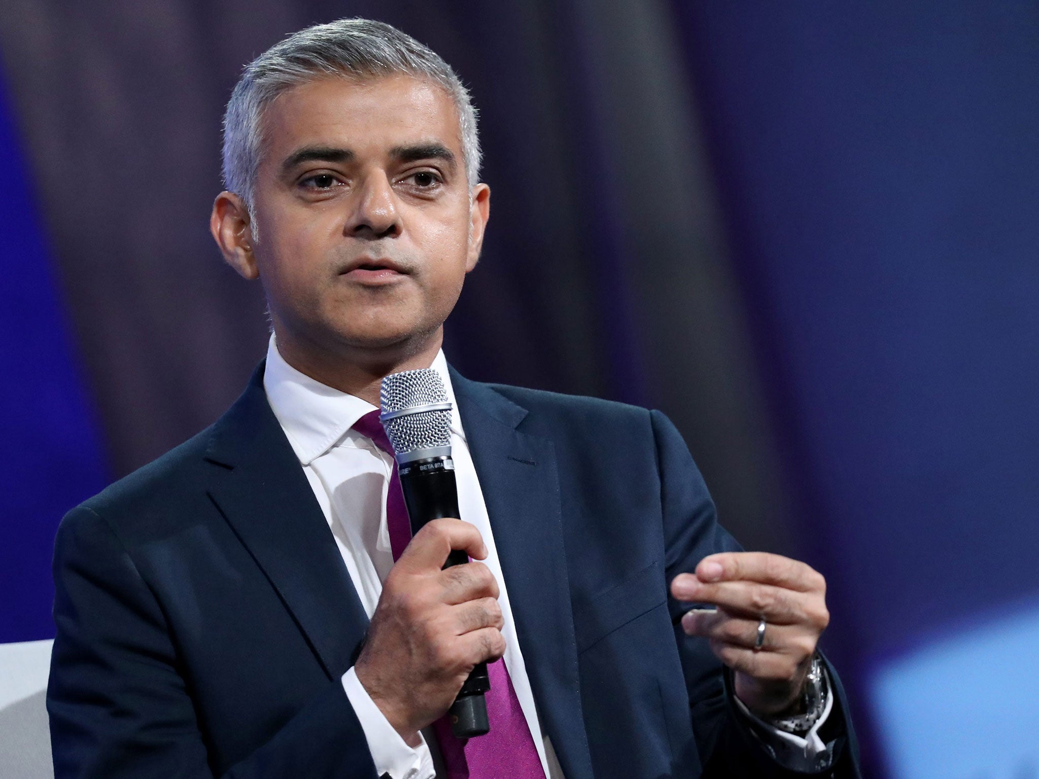 Sadiq Khan will address the Labour conference on Tuesday