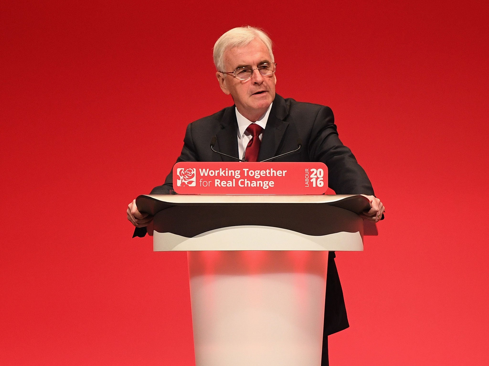 During his speech Mr McDonnell confirmed his ambition to shake up the tax system