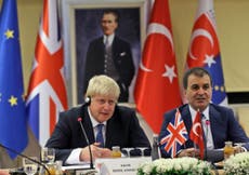 Boris Johnson praises Turkey for producing his 'beautiful' and 'very well-functioning' washing machine