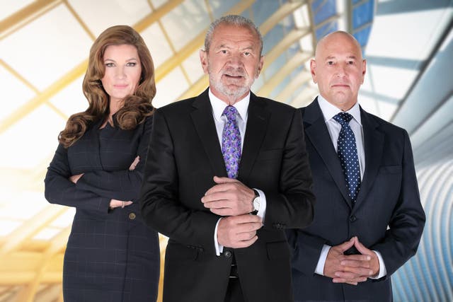 Baroness Karren Brady, Lord Alan Sugar and Claude Littner will be showing no mercy on The Apprentice
