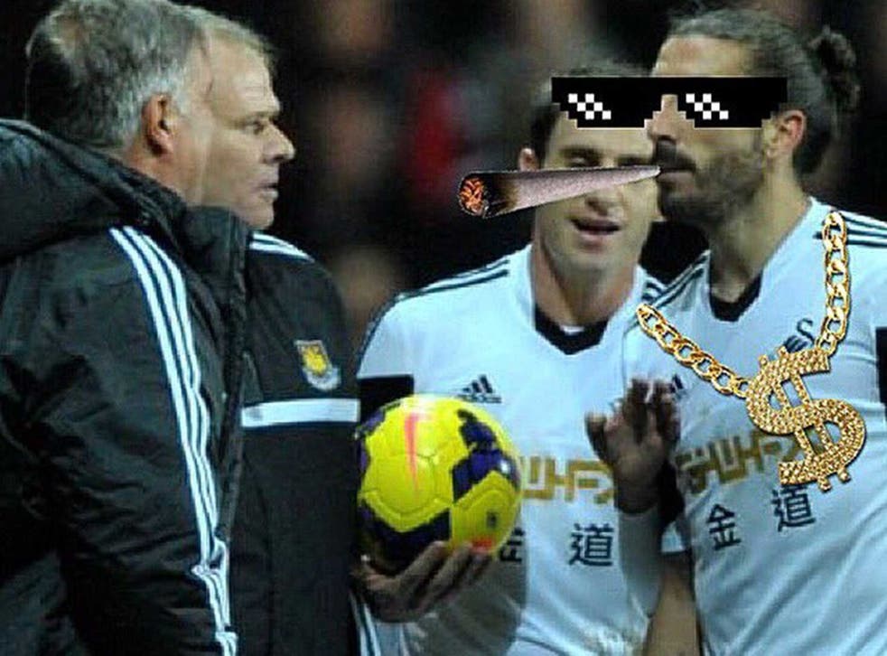 Chico Flores posted the mocking image on Twitter on Tuesday