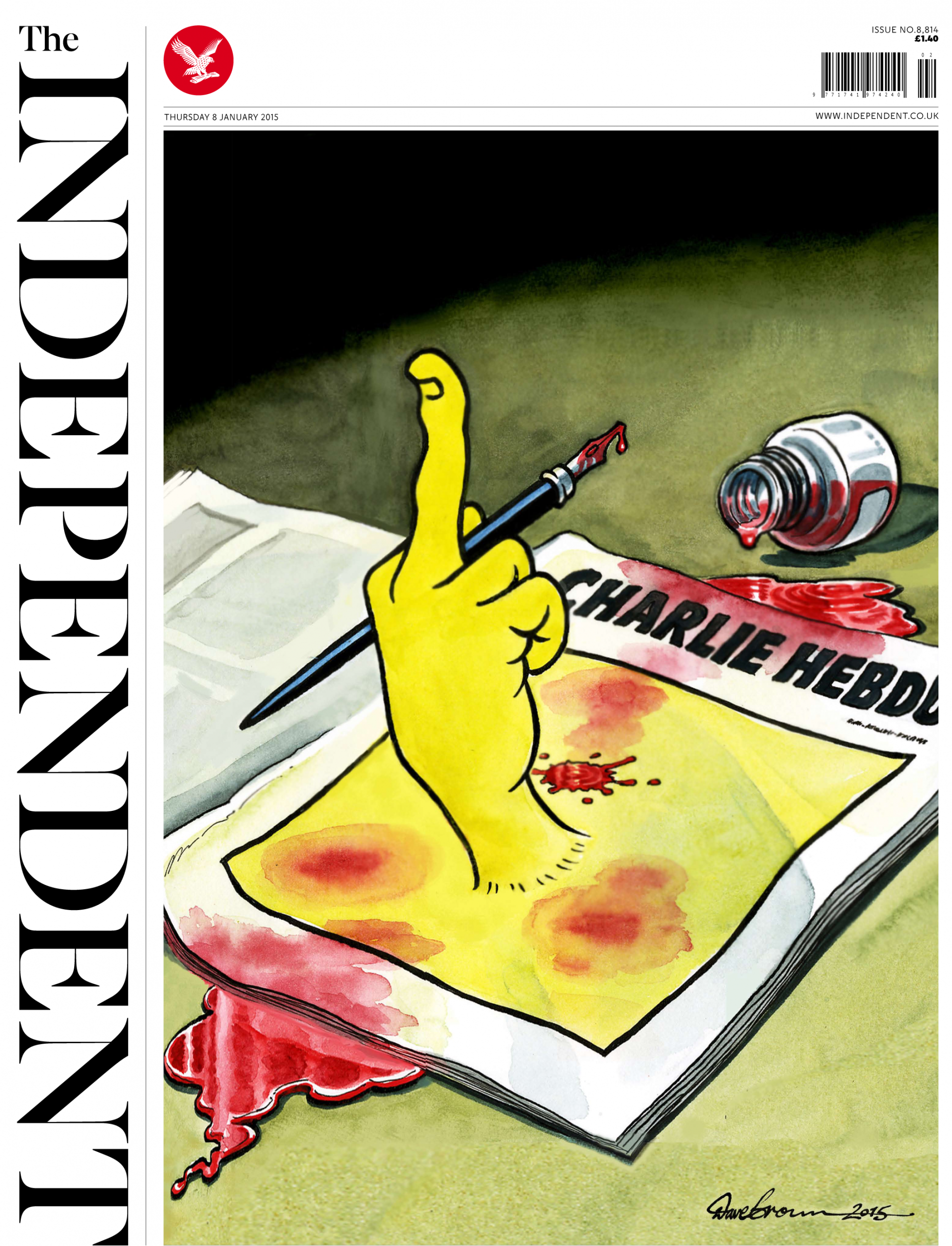 The Independent's response to last January's attack on Charlie Hebdo