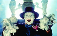 Jack Nicholson’s Joker voted best comic book movie villain of all time