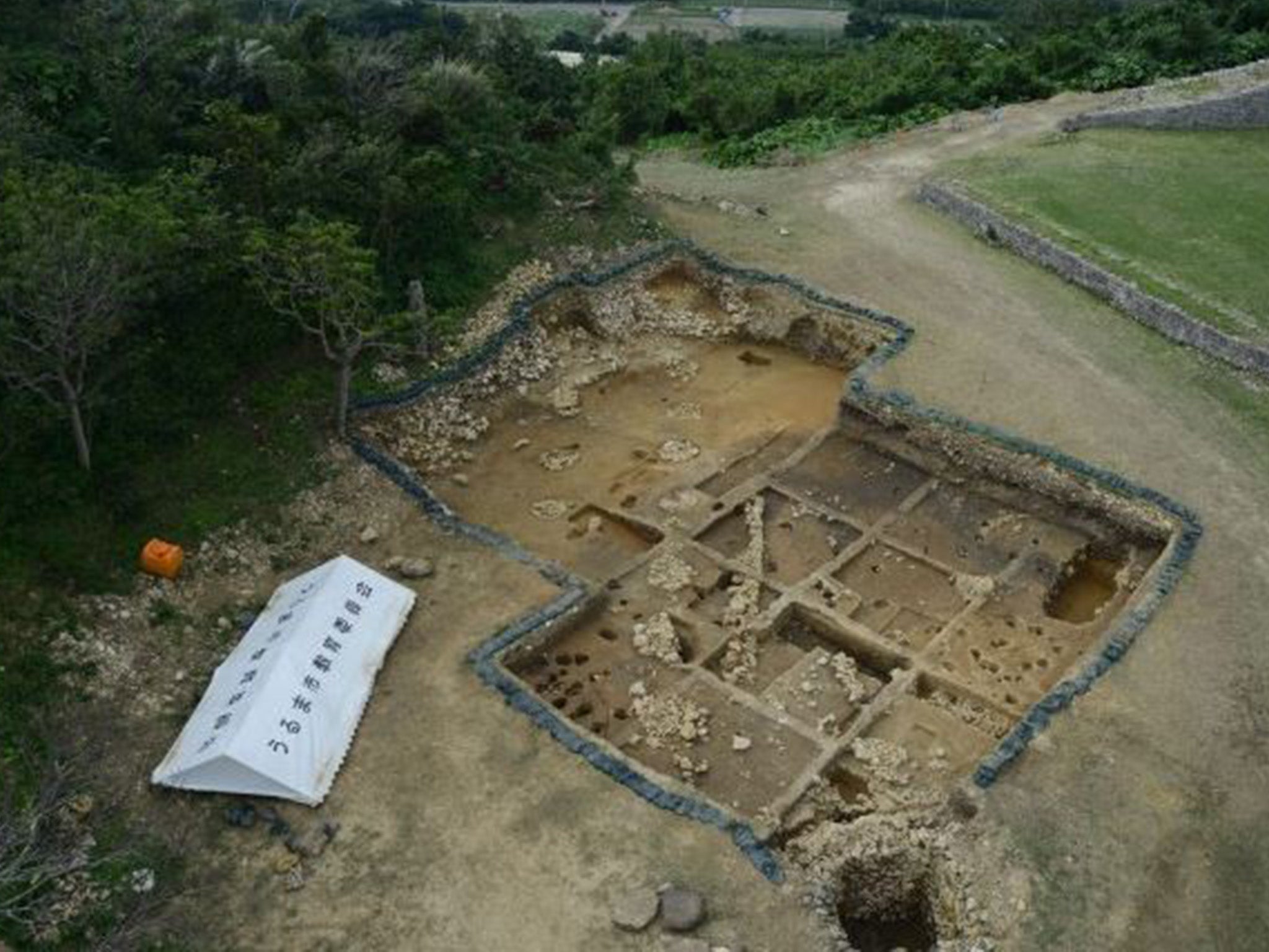 Ottoman coins and other relics were also found among the ruins