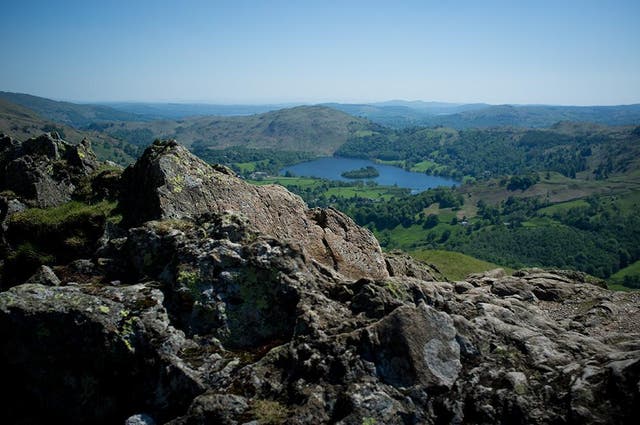<p>The view from Helm Crag</p>