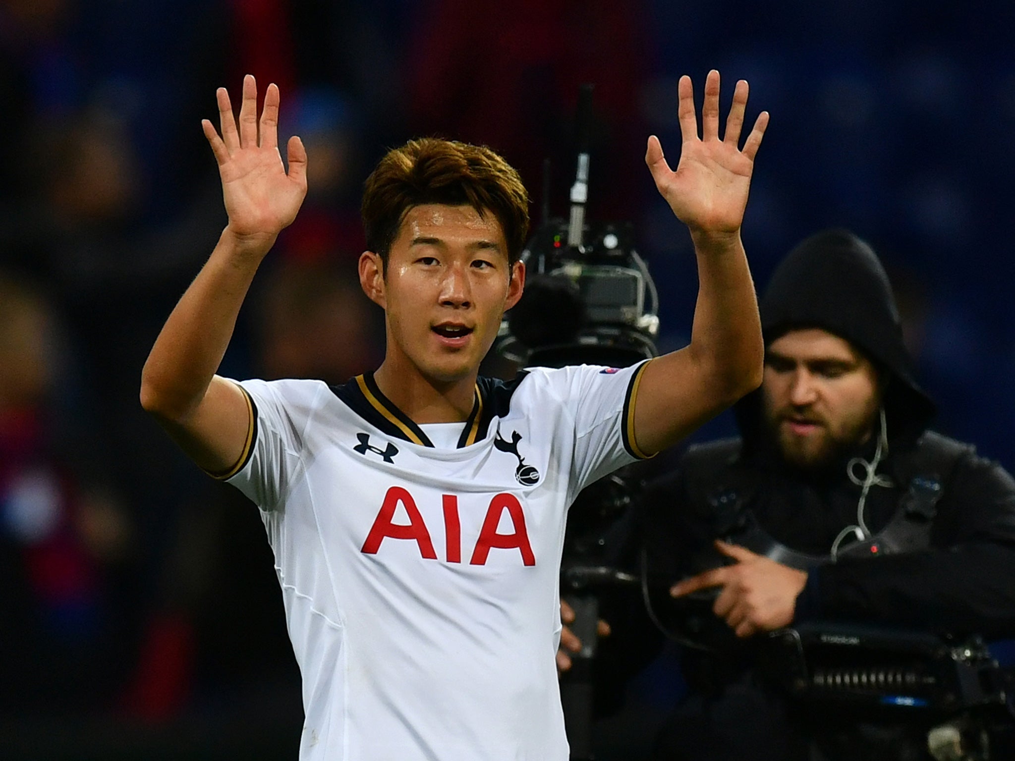 Son celebrates an important away win for Tottenham