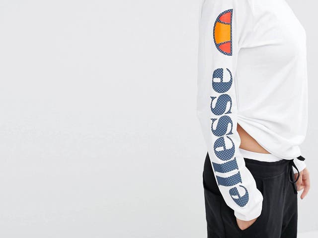 Show off your favourite brand names, as with this Ellesse Long Sleeve Top, £30, Asos