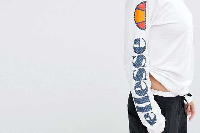 Show off your favourite brand names, as with this Ellesse Long Sleeve Top, £30, Asos