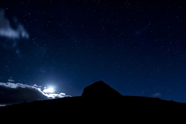 Stars above Dunkery Beacon, Exmoor