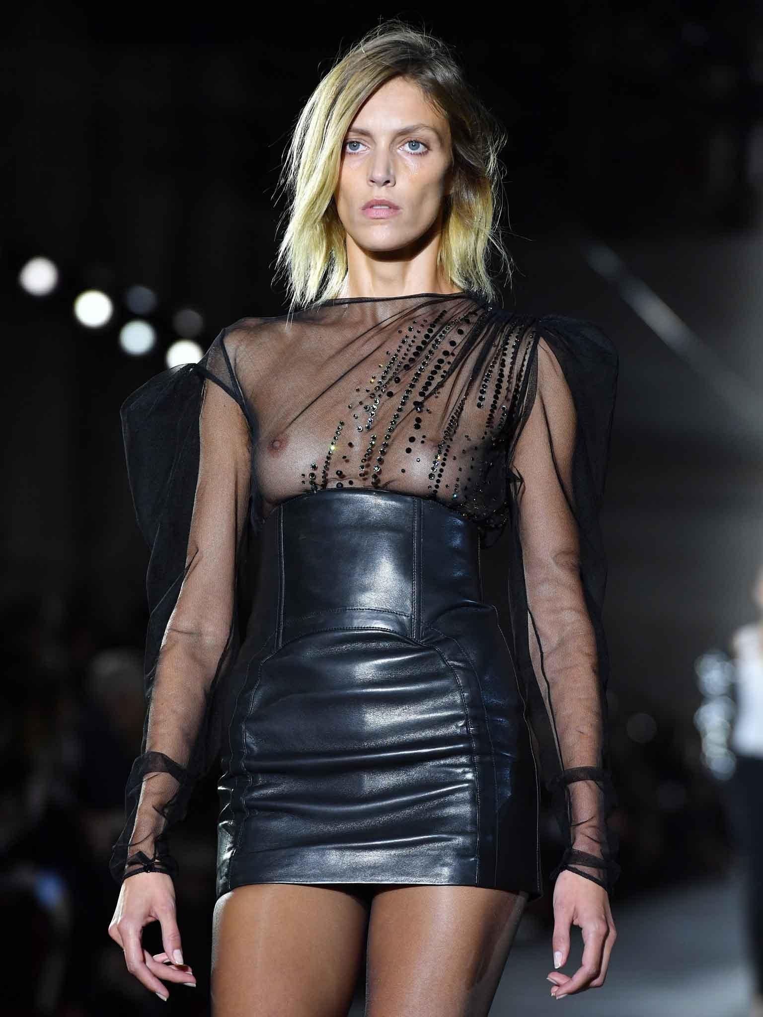 Saint Laurent unveils 'nip slip' dress – a glittery mono-boob outfit for  the brave, The Independent