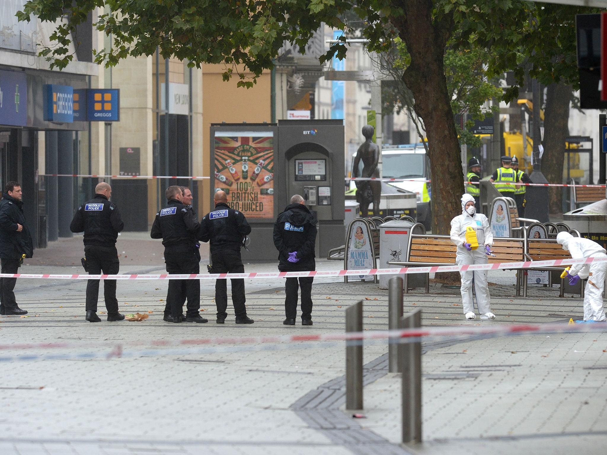 Cardiff Stabbings Man Arrested For Suspected Murder After Two Matalan 