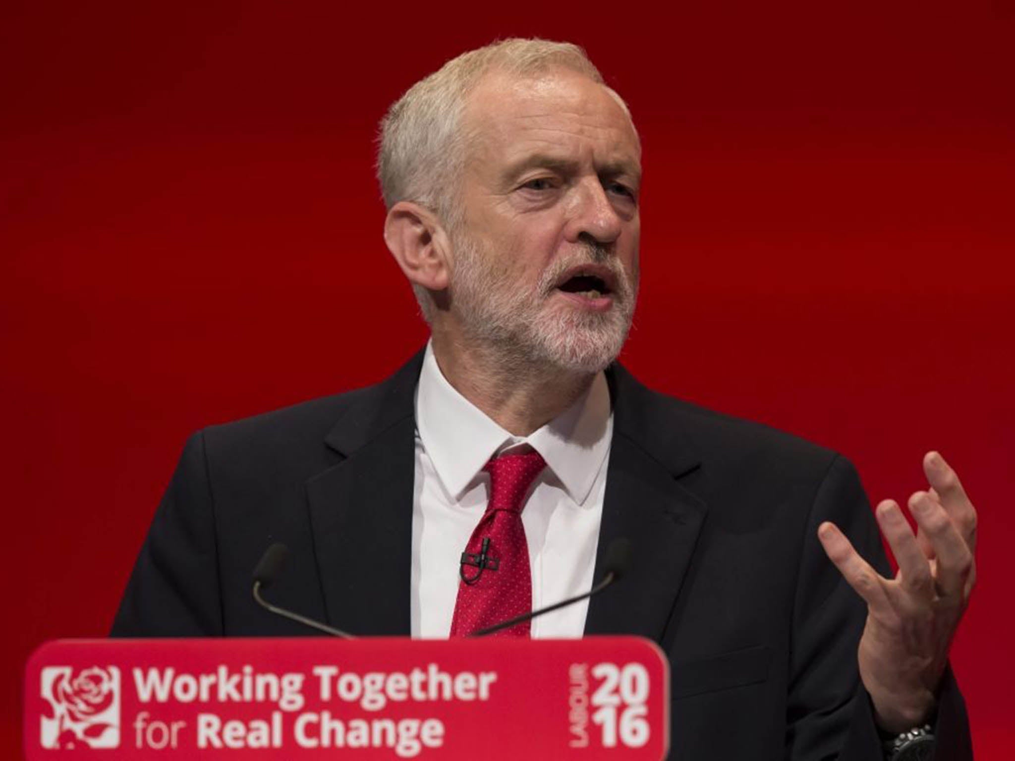 The Labour leader hit out at Donald Trump and Nigel Farage, saying they would do nothing to help those seeking ‘real control’