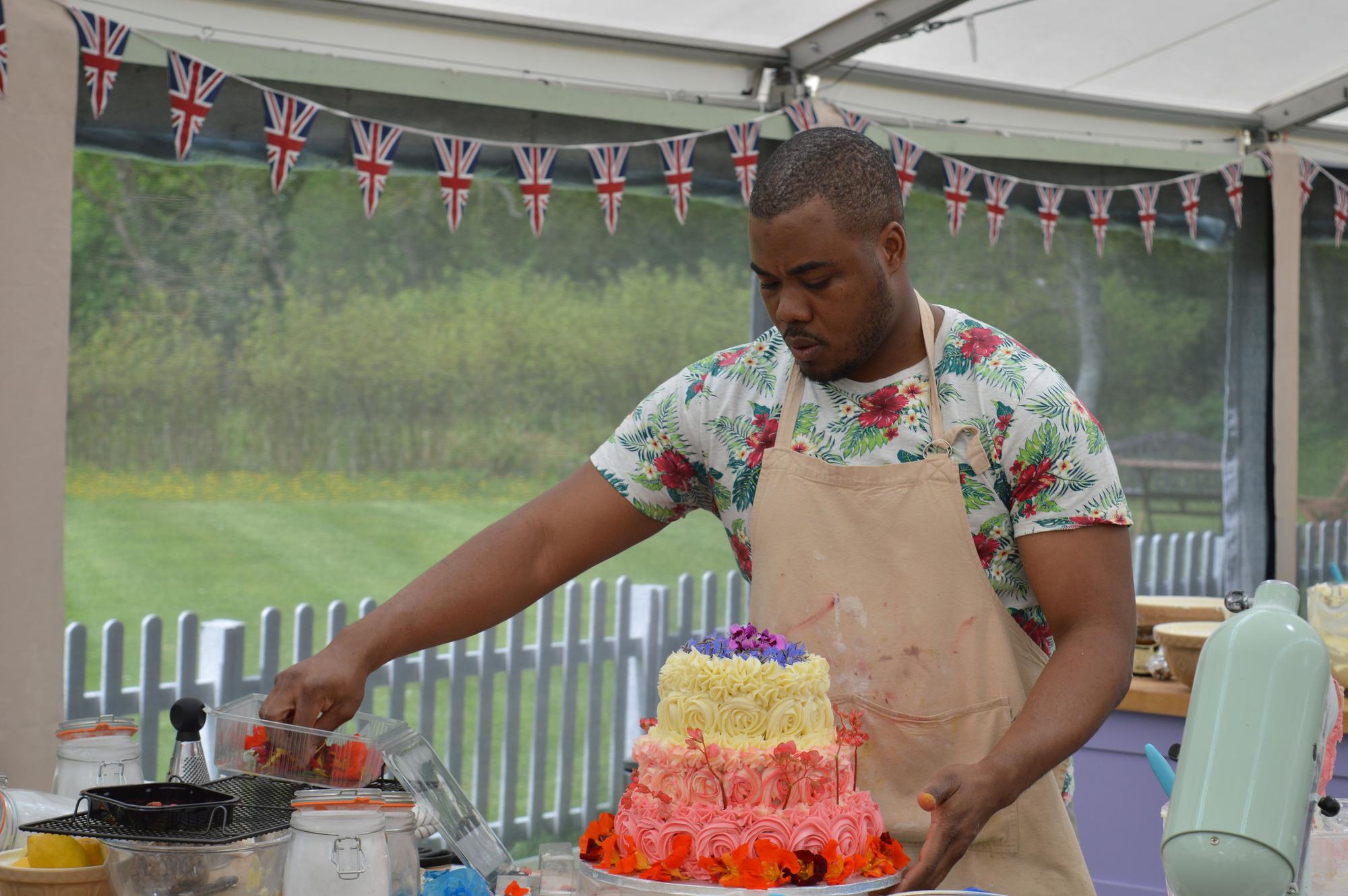 Selasi keeps his cool as usual after showing off some impressive piping skills