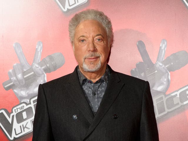 Tom Jones attends the launch of 'The Voice UK'