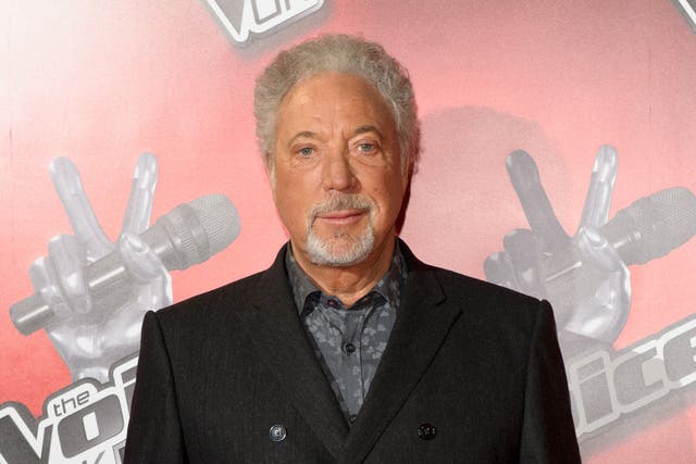 Tom Jones attends the launch of 'The Voice UK'