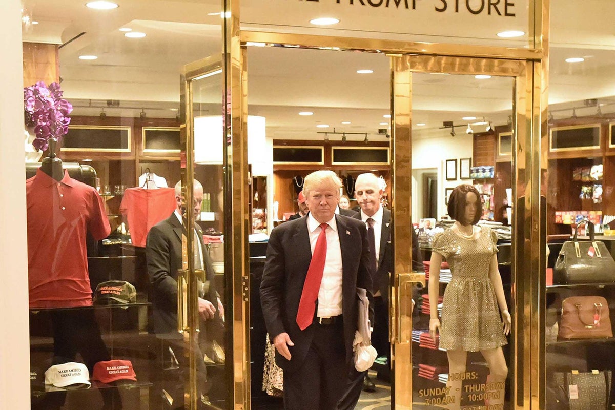 Trump's online store only pays sales in three states despite the ...