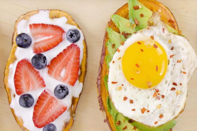 Rejoice! Sweet potato toast is a thing