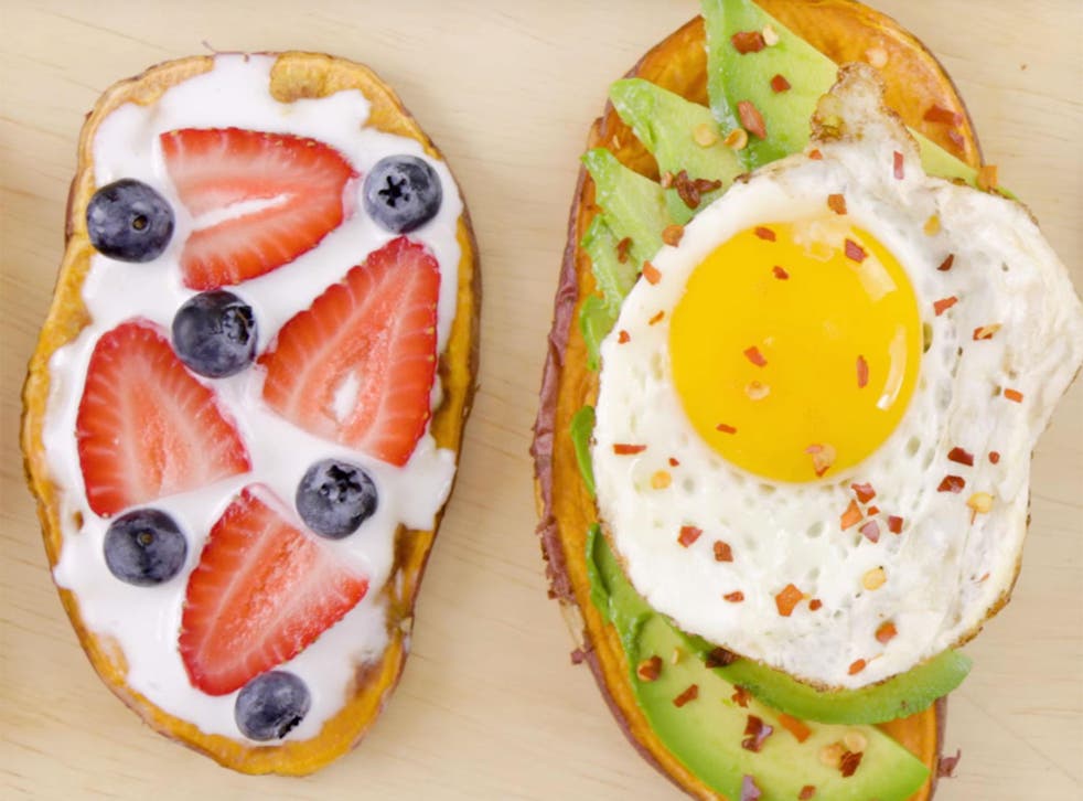 Rejoice! Sweet potato toast is a thing