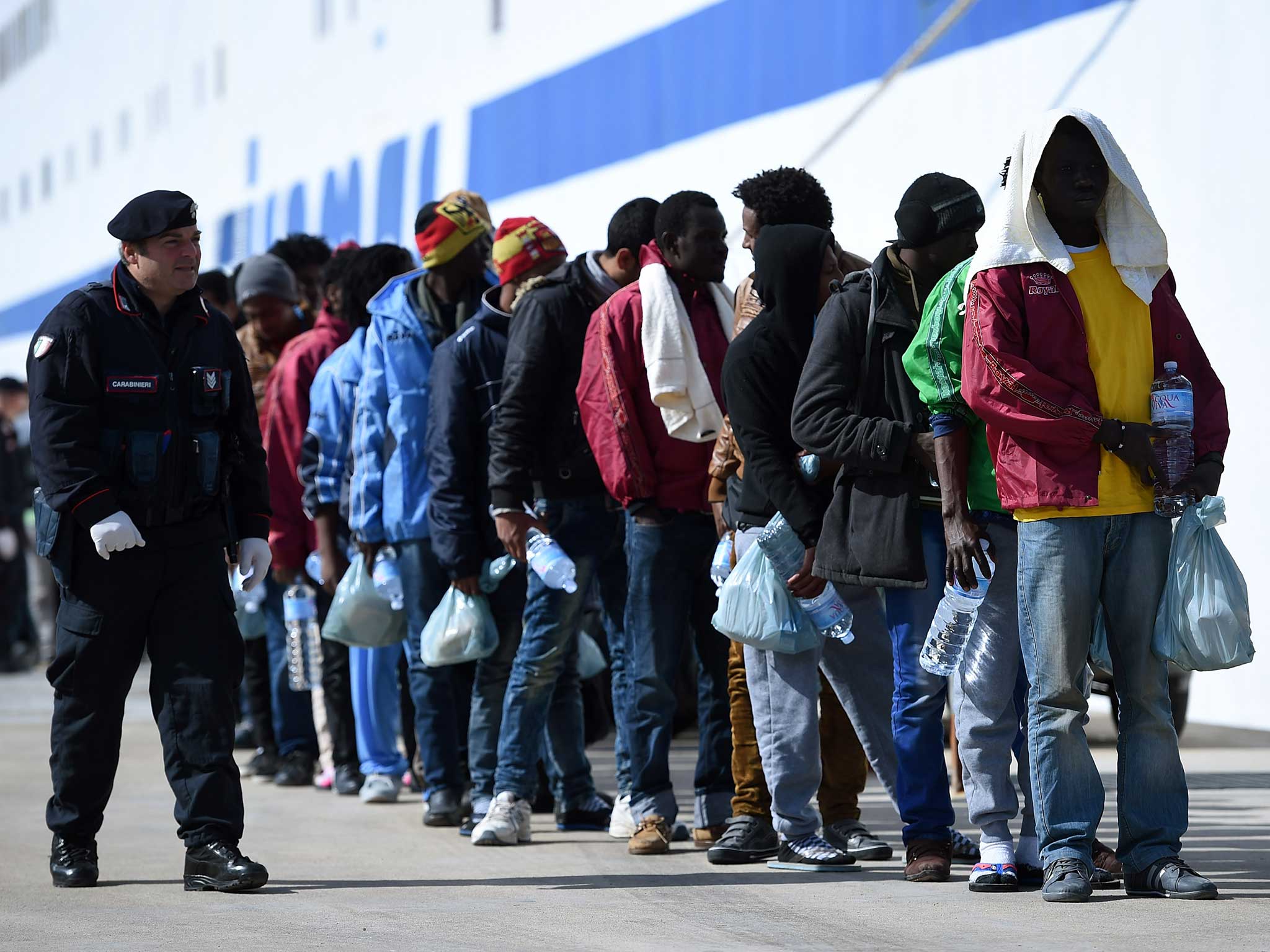 The Italian island Lampedusa has been a major transit point for migrants coming from Africa, the Middle East and Asia