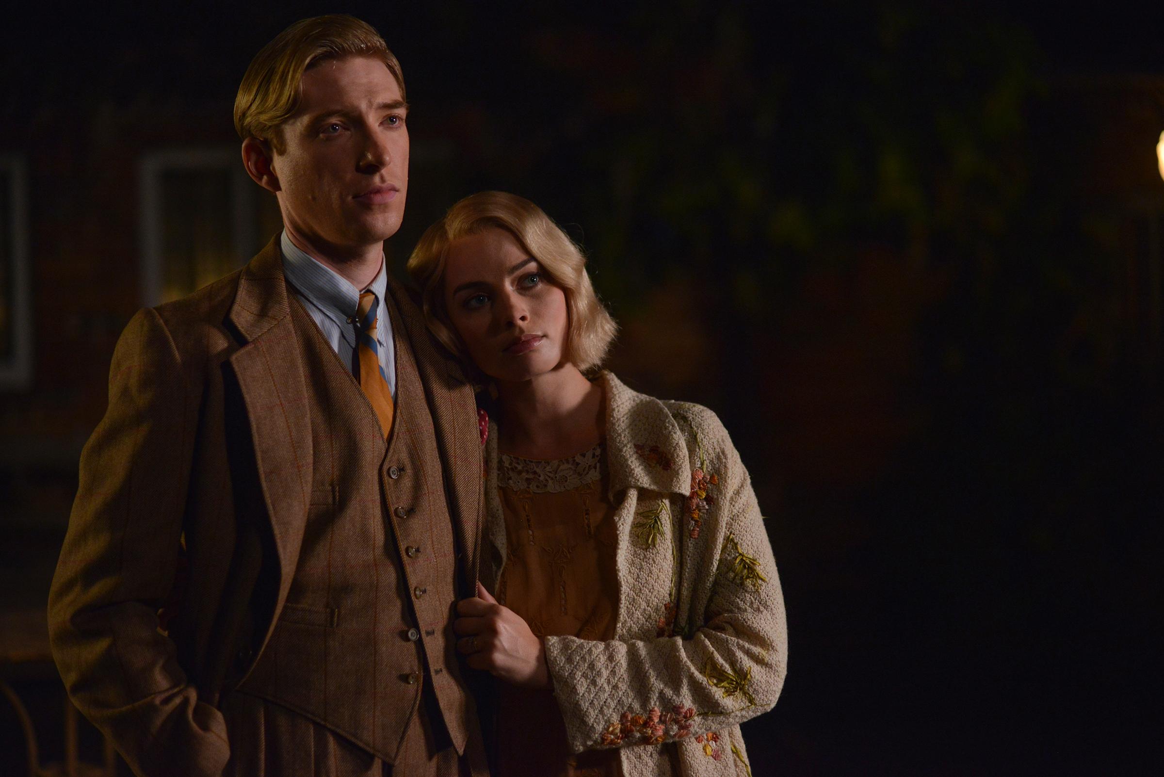 Domhnall Gleeson as 'Alan Milne' and Margot Robbie as 'Daphne Milne' in the film UNTITLED A.A. MILNE