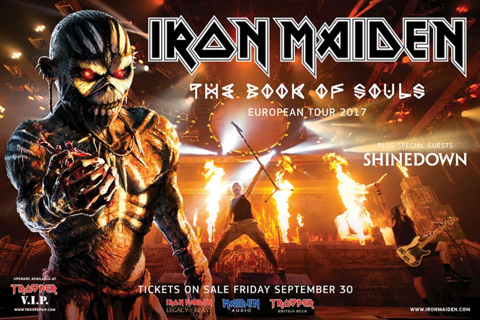 Iron Maiden tickets How to get tickets to The Book of