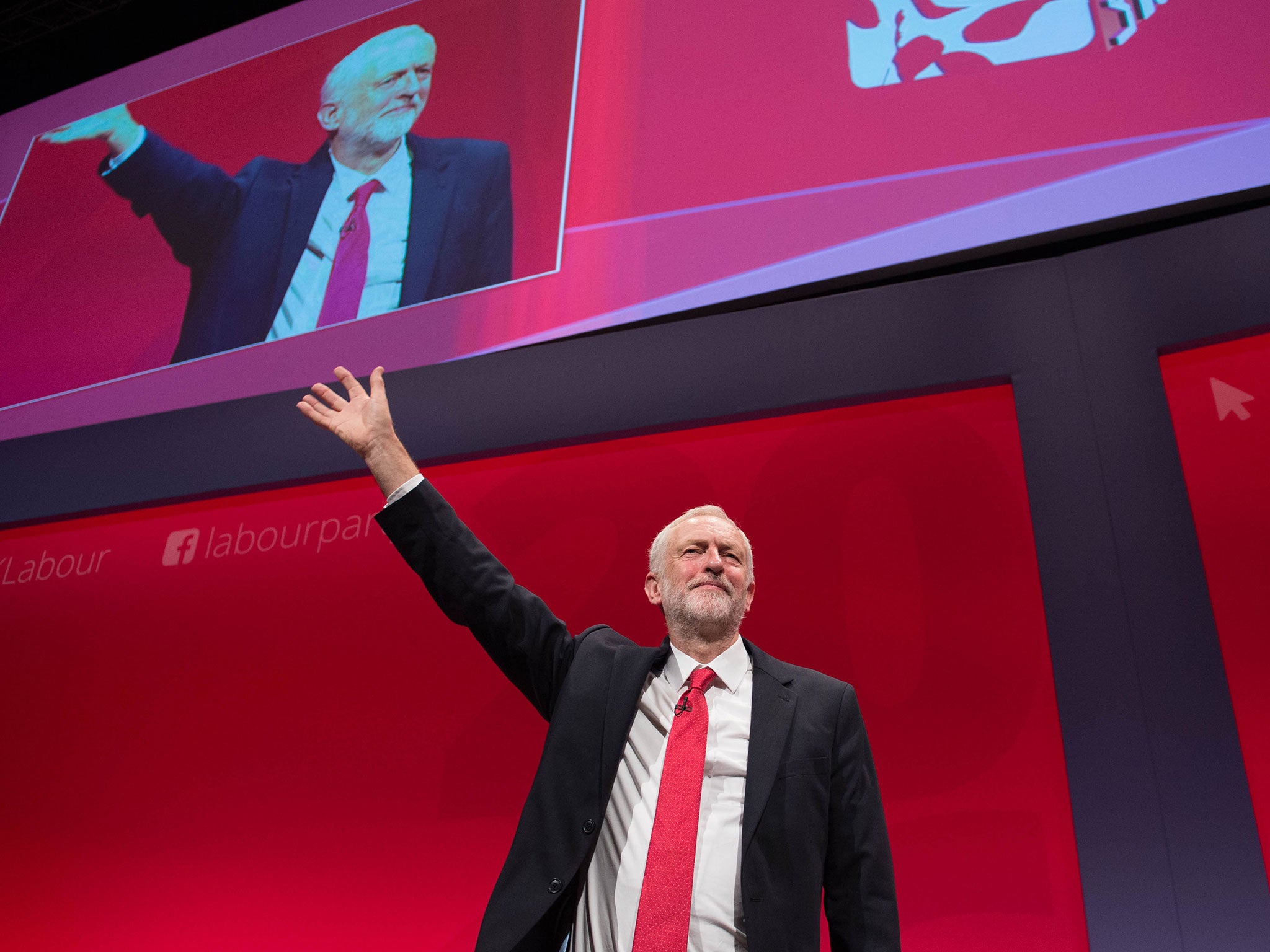 Jeremy Corbyn delivers his keynote speech on the final day of the Labour Party conference