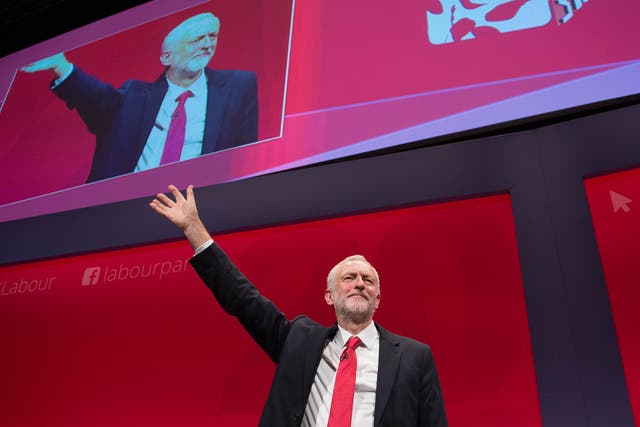Jeremy Corbyn delivers his keynote speech on the final day of the Labour Party conference