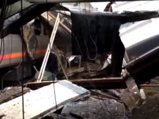 Hoboken train crash: Video shows aftermath of deadly New Jersey collision