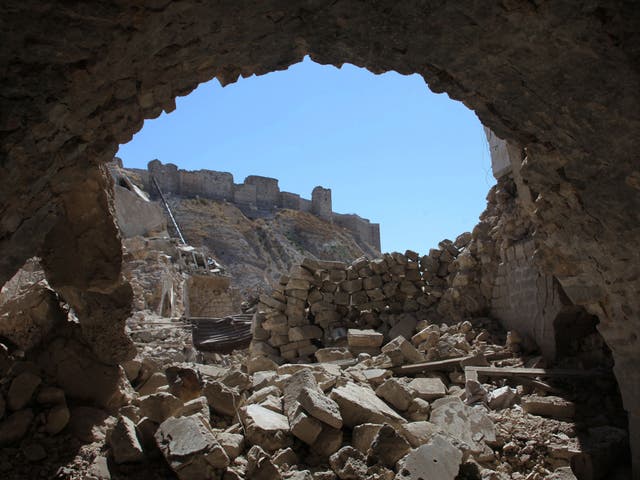 Aleppo has been hit by a number of air strikes in recent days