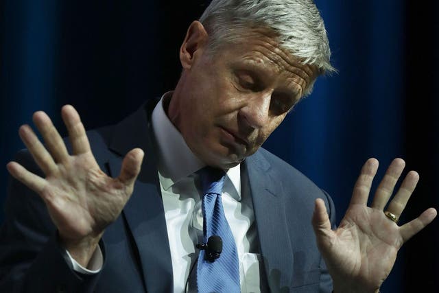 Gary Johnson is the Libertarian Party's presidential nominee