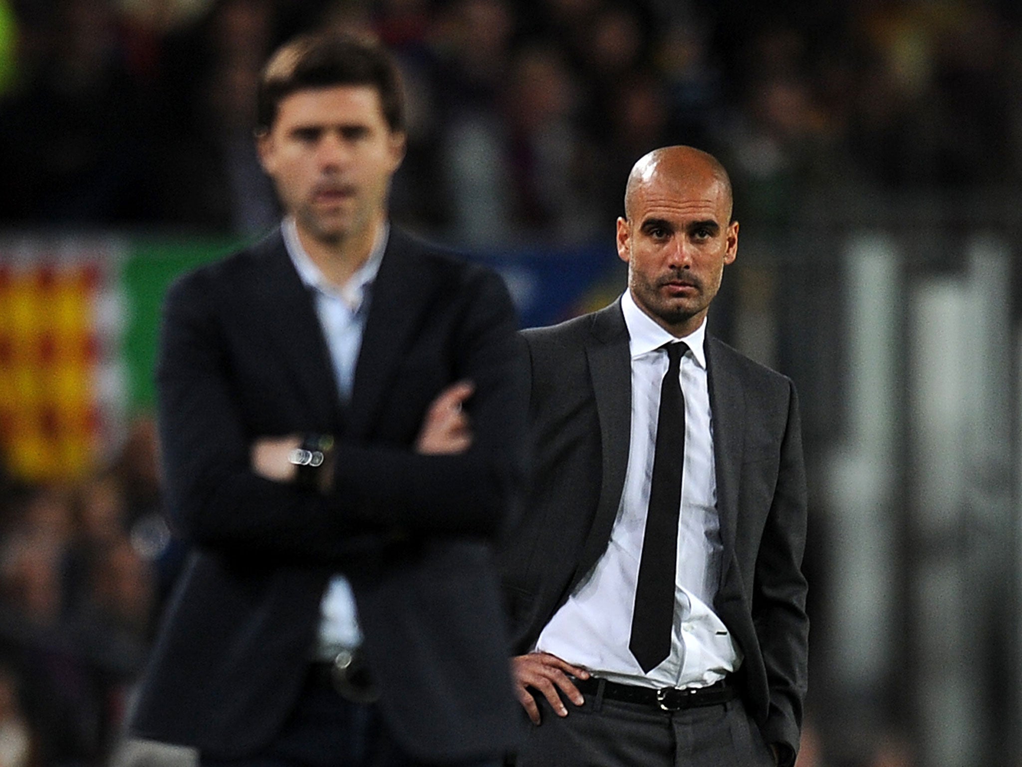 The style of football Mauricio Pochettino's teams have played has always impressed Pep Guardiola