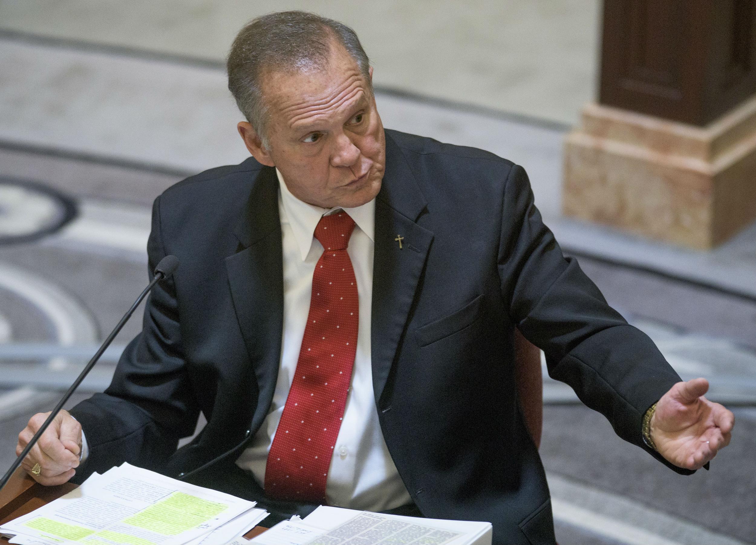 Alabama chief justice suspended without pay for stopping samesex marriage licenses  The 