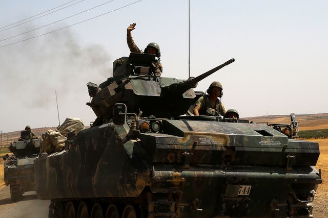 Turkish forces have been sent across the border into Syria in recent weeks