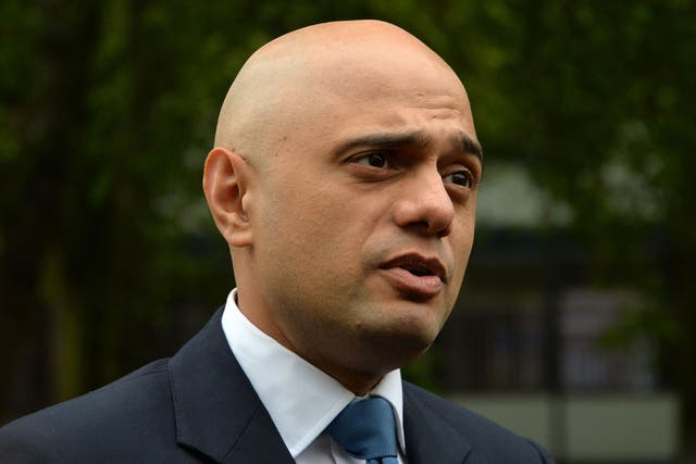 Sajid Javid has said young people are sleeping rough outside his own ministerial office